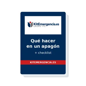 Guía impresa «Qué hacer en un apagón» y checklist