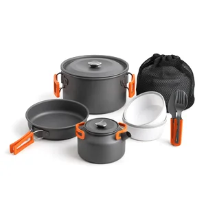 Set de cocina de camping (14 piezas)